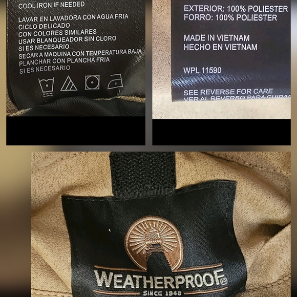 Weatherproof Vintage Men's Reversible Black Brown Large Casual Outdoor Vest - Picture 11 of 12